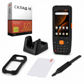 Комплект для маркировки ТСД MERTECH MovFast S40, арт. 10014 (кредл с передачей, чехол, стекло, ремешок) + ПО Клеверенс Склад 15 Комплект для маркировки ТСД MERTECH MovFast S40, арт. 10014 (кредл с передачей, чехол, стекло, ремешок) + ПО Клеверенс Склад 15